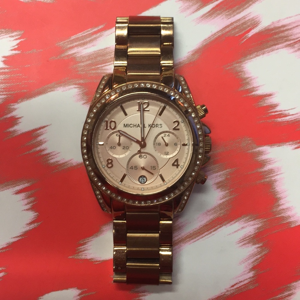 Michael Kors Rose Gold Watch
